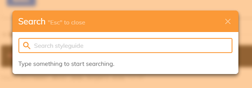 Image of the Search box